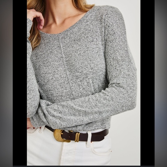 Rails Tops - Rails Heathered Knit Sweater Iggy X-Large ice melange